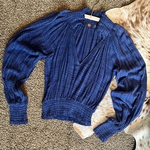 FP ONE Free People Smocked Top